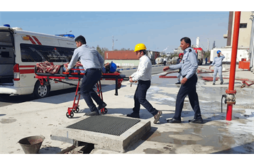 برگزاری موفق مانور در شرکت پتروشیمیایی تخت جمشید پارس عسلویه