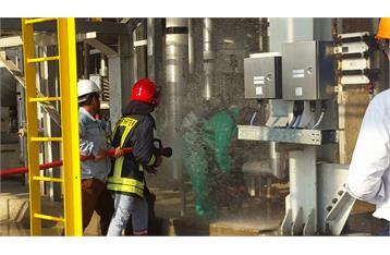 برگزاری موفقت آمیز مانور در شرکت پتروشیمیایی تخت جمشید پارس